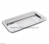 Bandeja Inox Acanalada Imp 20X10X2