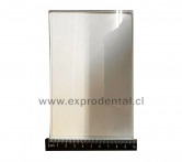 Loseta Vidrio Rectangular 10X15Cm